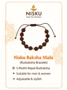 Nisku – 5 Mukhi Rudraksha Bracelet